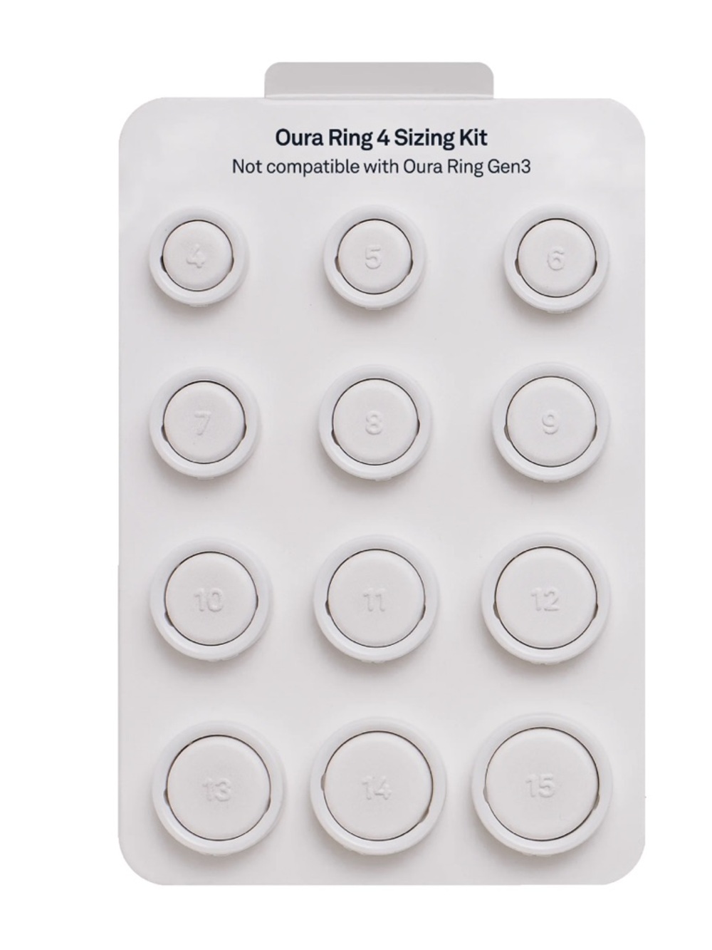 New Oura Ring 4 Sizing Kit